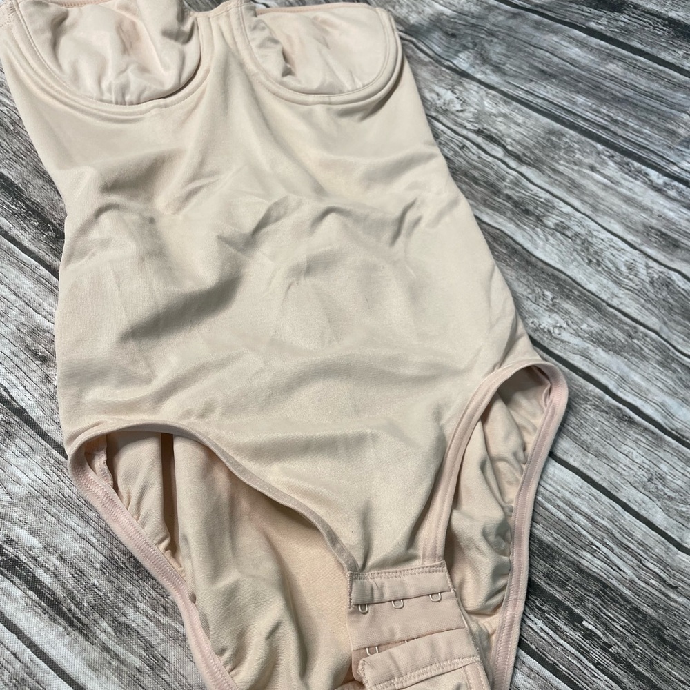 Victoria's Secret Cream Shapewear Bodysuit